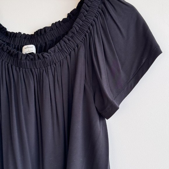 Wilfred Black Off-the-shoulder Shirt - Picture 2 of 3